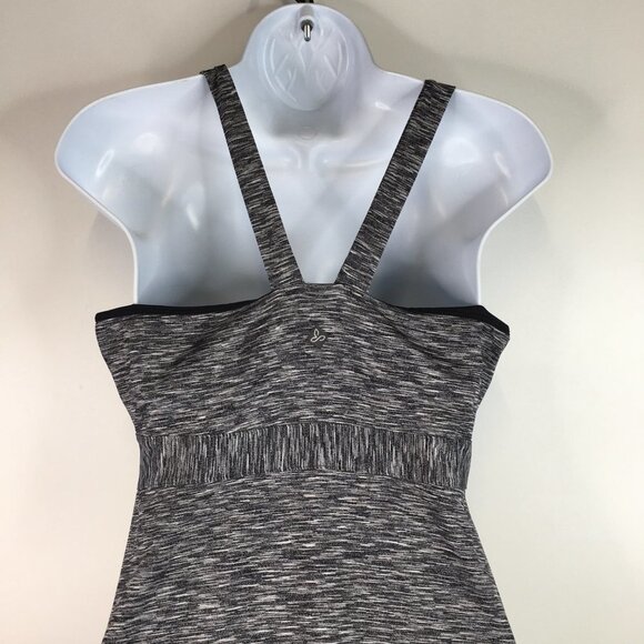 Prana Amaya Sleeveless Heathered Gray/ Charcoal Athletic Dress Size M - Picture 7 of 11